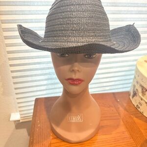 Gray Women's Straw Hat